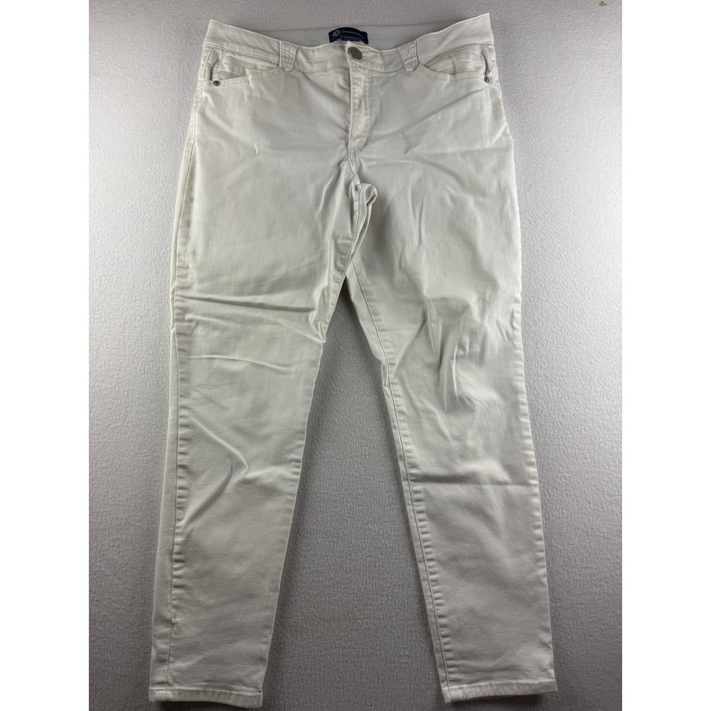 Democracy Ab-solution Off White Cream Skinny Pants Womens 16 B1105ZSOW